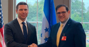 EEUU y Honduras analizan expandir y mejorar cooperación