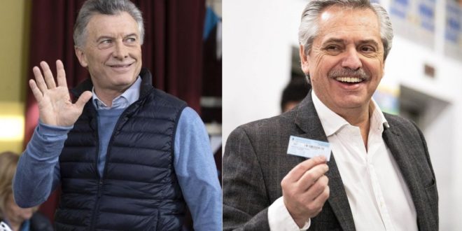 Mauricio Macri y Alberto Fernández se disputan la presidencia Argentina