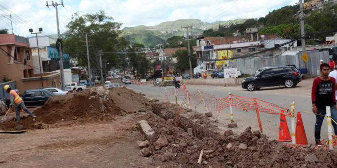 Tramo de avenida La Paz será cerrado temporalmente en Tegucigalpa
