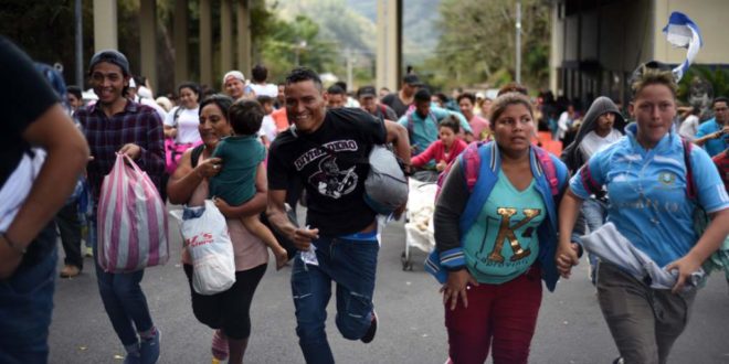 Gobierno responsabiliza a políticos y grupos criminales de organizar Caravana Migrante