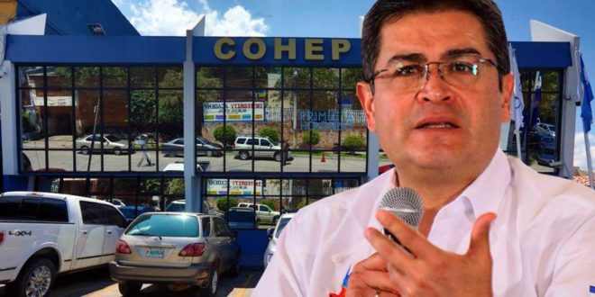 Presidente Hernández: Cohep desconoce capacidad del sistema de vacunación