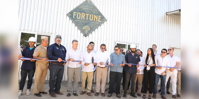 Presidente Hernández participa en inauguración de planta procesadora de café
