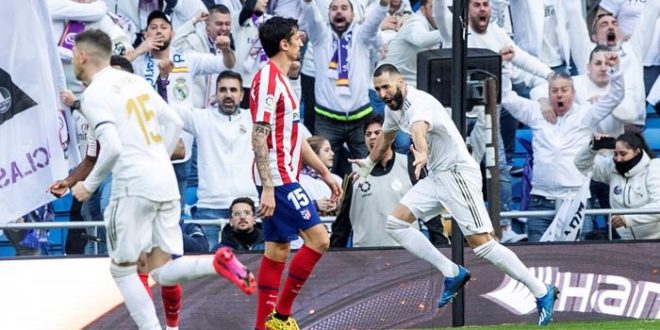 Real Madrid le gana el clásico al Atlético y es líder de España