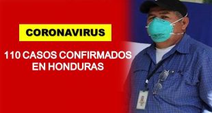 Honduras supera el centenar de casos por COVID-19: Ya son 110