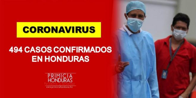 Emergencia: Honduras confirma 17 nuevos casos y cifra sube a 494