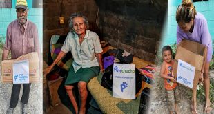 Familias pobres reciben alimentos de Fundación Patechucho Honduras