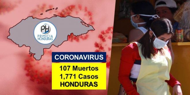 El COVID-19 sigue enlutado a las familias hondureñas: suben a 107 los muertos