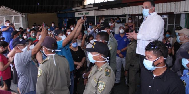 Locatarios del mercado Guamilito recibirán apoyo tras incendio