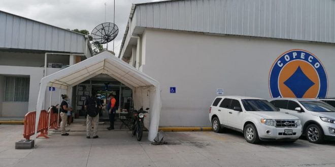 ATIC decomisa documentos en Copeco por hospital móvil de Villanueva