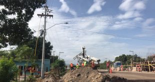 ENEE supervisa trabajos eléctricos en Villa de San Antonio, Comayagua