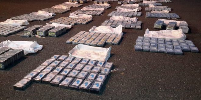 ATIC incinera 796 kilos de cocaína incautado en La Mosquitia