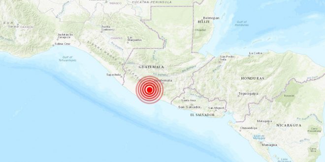 Terremoto de magnitud 5,6 sacude Guatemala y se siente en El Salvador y México