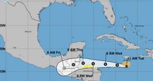 Alerta amarilla para Islas de la Bahía por tormenta tropical "Nana"