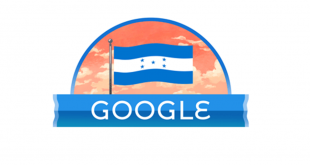 Google honra a Honduras el 199 aniversario de Independencia con un doodle