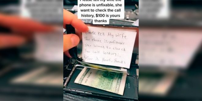 VIDEOS: infiel lleva su celular a “reparar” y le pide al técnico que mienta por $100 dólares