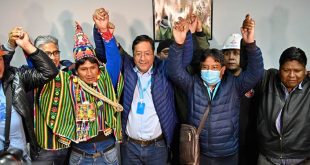 Socialista Luis Arce recibe la credencial de presidente electo de Bolivia