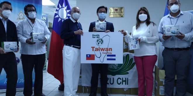 Fundación Tzu Chi de Taiwán dona 25 mil pruebas rápidas