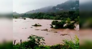 ¡Precaución!, crecida en el río Chamelecón llegará al Valle de Sula en las próximas horas