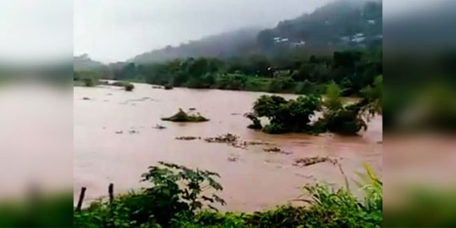 ¡Precaución!, crecida en el río Chamelecón llegará al Valle de Sula en las próximas horas
