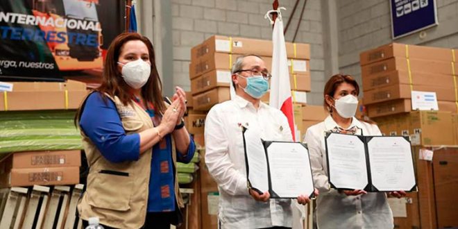 Japón entrega segundo lote de equipos médicos a beneficio de hospitales del norte de Honduras