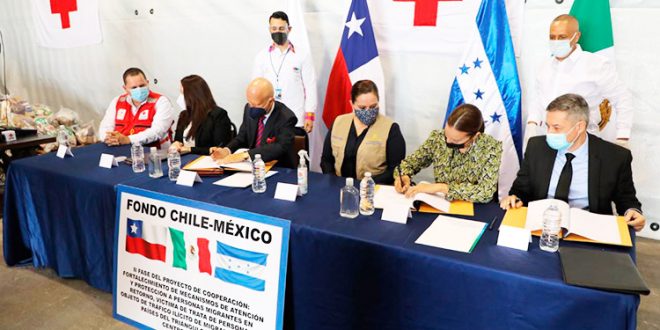 Chile y México donan a Honduras insumos y equipos para atención de migrantes retornados