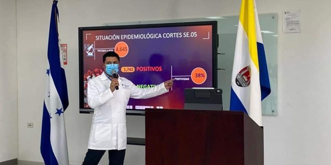 Salud llama a la población ante aumento de casos de Covid-19 en Cortés