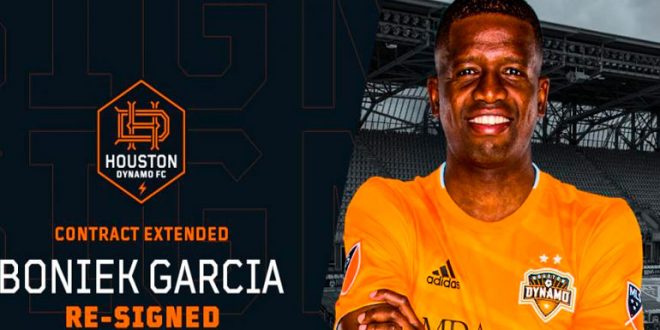 Boniek García renueva oficialmente con Houston Dynamo