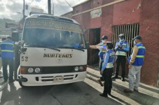 Van 127 unidades del transporte sancionadas por el IHTT