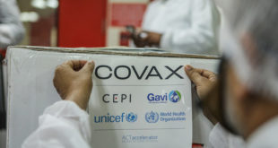 Primer lote de vacunas de Covax viene esta semana