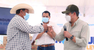 Productores de Comayagua reciben apoyo del Gobierno
