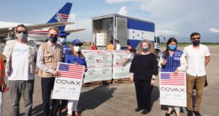 Gobierno de los Estados Unidos de América Dona a Honduras 1.5 millones de Dosis de Vacuna contra COVID-19