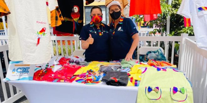 Productos hondureños expuestos en Feria generada por Get Start en EEUU