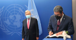 Presidente Hernández propone ante la ONU reformar el sistema de la OMS
