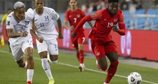 Honduras arranca empate 1-1 a Canadá en eliminatoria rumbo a Qatar 2022