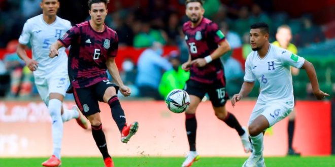 Honduras cae 3-0 ante México y complica la ruta mundialista a Qatar 2022