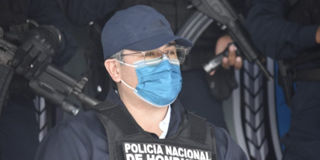 Constatan condiciones del expresidente Juan Orlando Hernández en los “Cobras”