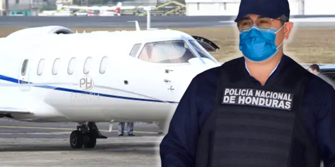 Avión de la DEA que extraditará Juan Orlando Hernández a EEUU llega este jueves