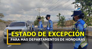 Proponen ampliar estado de excepción en departamentos más violentos de Honduras