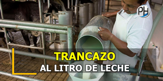 Anuncian incremento de L.4.00 por el litro de leche en Honduras