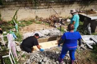 Exhuman cadáver tras muerte violenta en El Paraíso