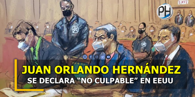 Juan Orlando Hernández se declara "no culpable" de narcotráfico en EEUU