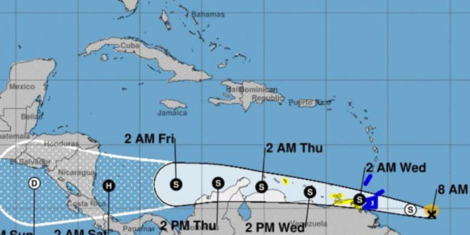UNAH: impacto onda tropical Bonnie en Honduras se conocerá este jueves
