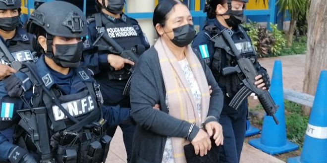 Hondureña Herlinda Bobadilla extraditada a EEUU por narcotráfico