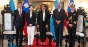 Embajadora de Taiwán presenta Cartas Credenciales en Honduras
