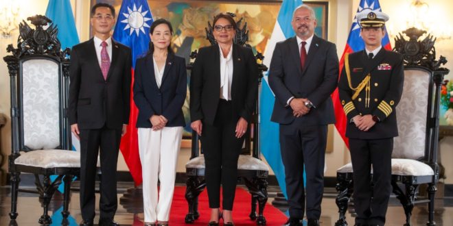 Embajadora de Taiwán presenta Cartas Credenciales en Honduras