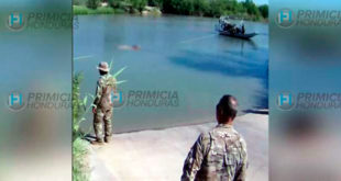 Hallan cadáver de migrante hondureño flotando en el río Bravo