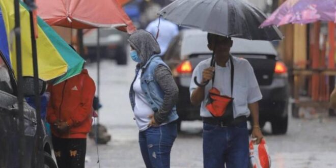 Pronostican lluvias y descenso de temperaturas en la mayor parte de Honduras