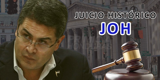 Llegó el día del juicio histórico contra JOH en Nueva York señalado de narcotráfico