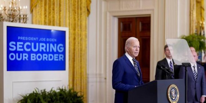 Biden presenta una orden migratoria más restrictiva como un contrapunto a Trump