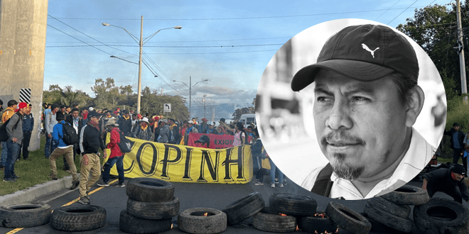 Activistas bloquean carretera CA-5 exigiendo justicia para ambientalista Juan López